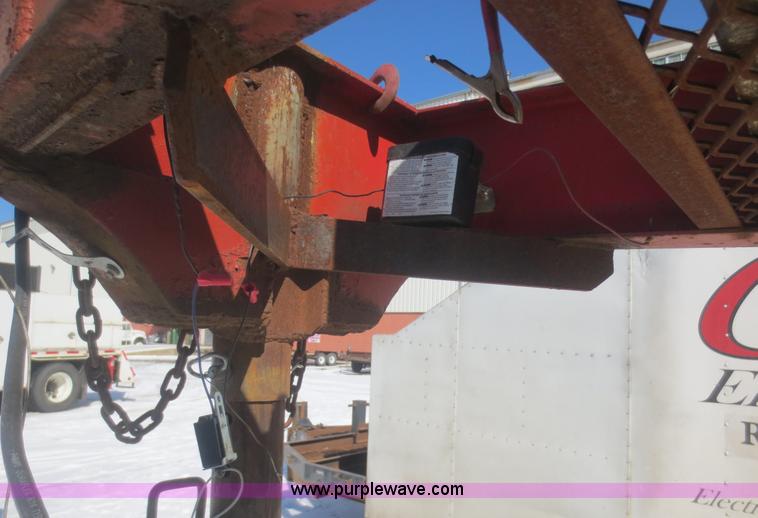 image for item F8192 1975 shop built gooseneck trailer