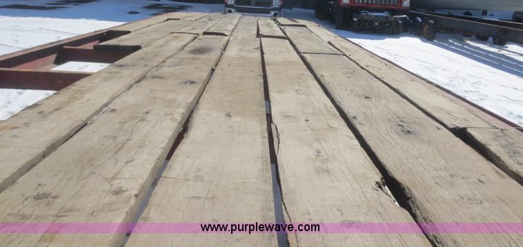 image for item F8192 1975 shop built gooseneck trailer