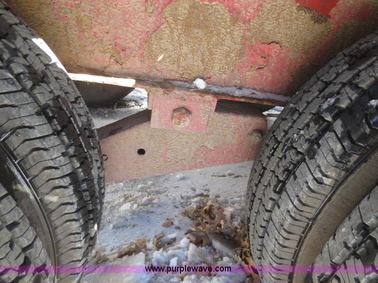 image for item F8192 1975 shop built gooseneck trailer