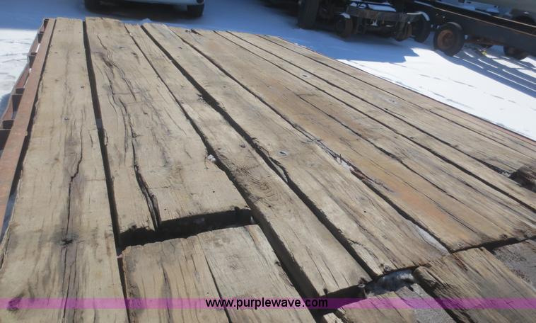 image for item F8192 1975 shop built gooseneck trailer