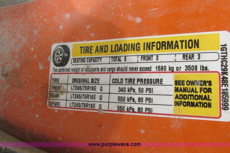 image for item G8352 2008 GMC Sierra 2500HD Ext. Cab pickup truck