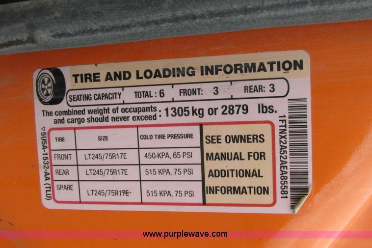 image for item G8353 2010 Ford F250 Super Duty XL SuperCab pickup truck