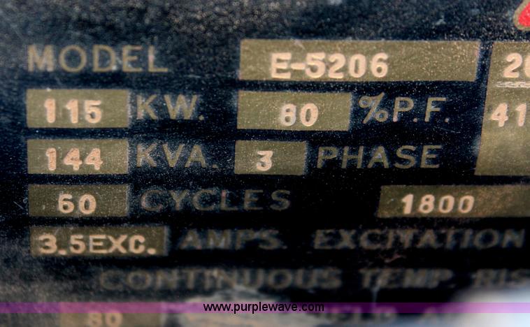 image for item H5708 AC Delco E-5206 generator set