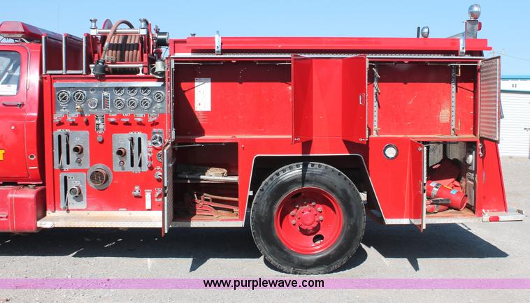 image for item H5718 1984 GMC TopKick 7000 fire truck