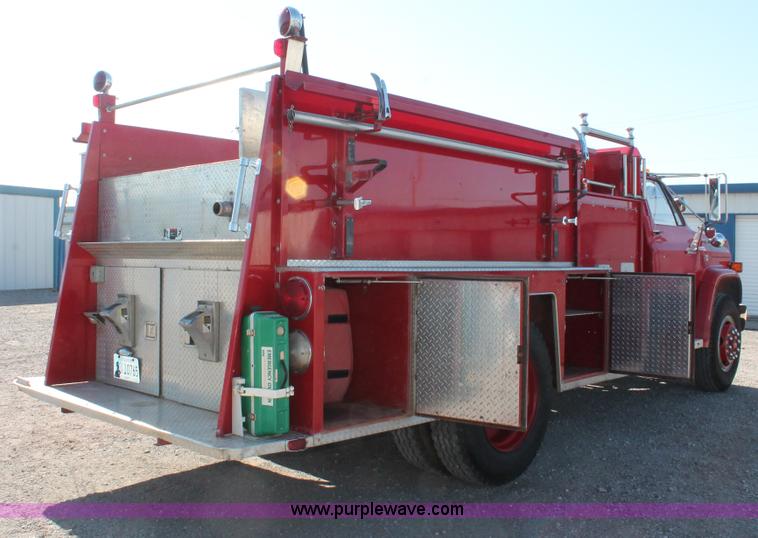 image for item H5718 1984 GMC TopKick 7000 fire truck