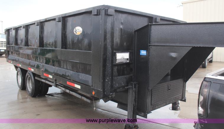 image for item H6002 2002 L&L gooseneck dump bed trailer