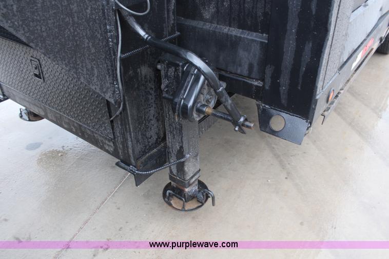 image for item H6002 2002 L&L gooseneck dump bed trailer