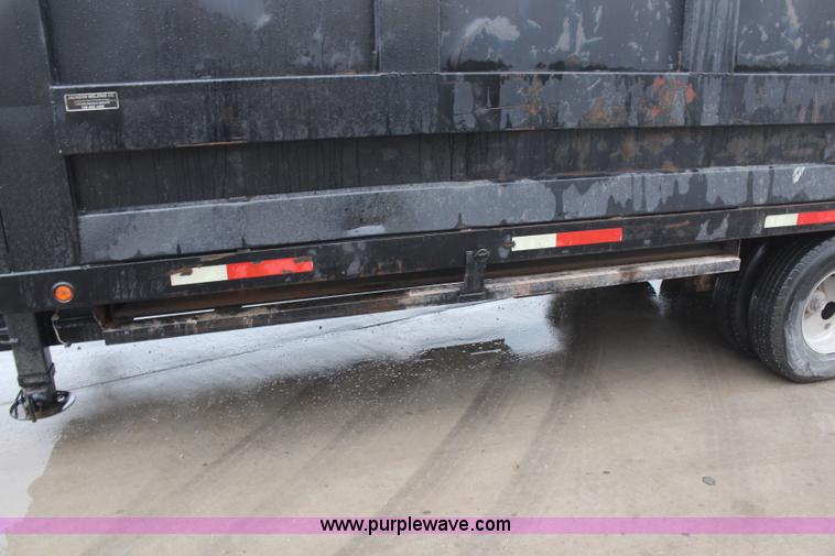 image for item H6002 2002 L&L gooseneck dump bed trailer