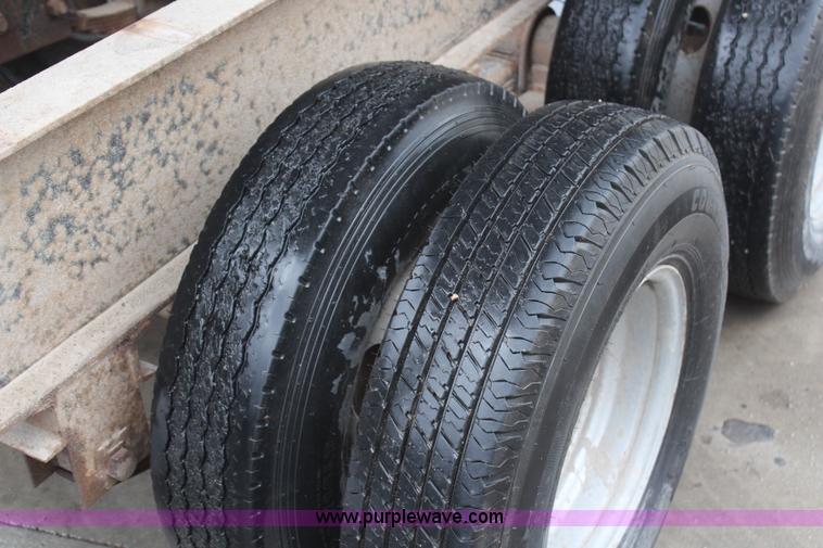 image for item H6002 2002 L&L gooseneck dump bed trailer