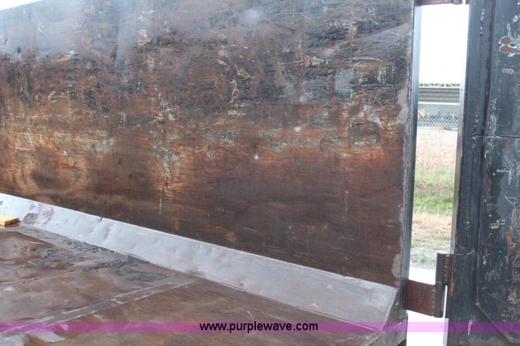 image for item H6002 2002 L&L gooseneck dump bed trailer