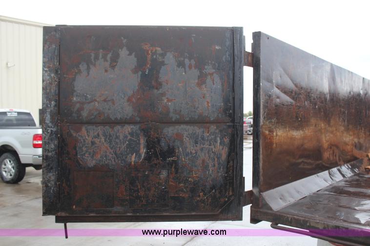 image for item H6002 2002 L&L gooseneck dump bed trailer