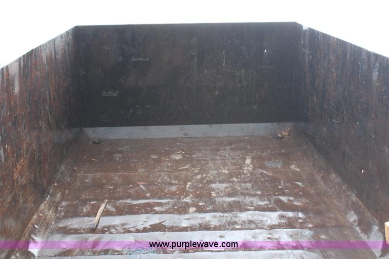 image for item H6002 2002 L&L gooseneck dump bed trailer