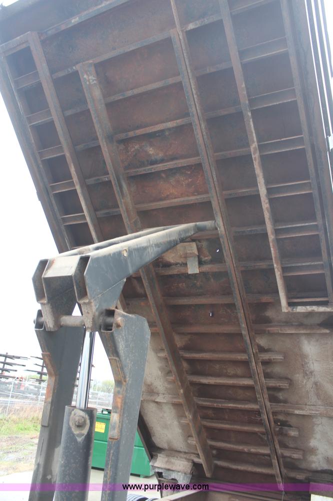 image for item H6002 2002 L&L gooseneck dump bed trailer