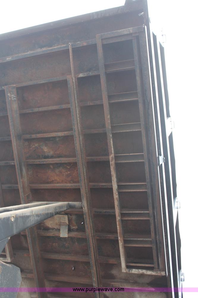 image for item H6002 2002 L&L gooseneck dump bed trailer