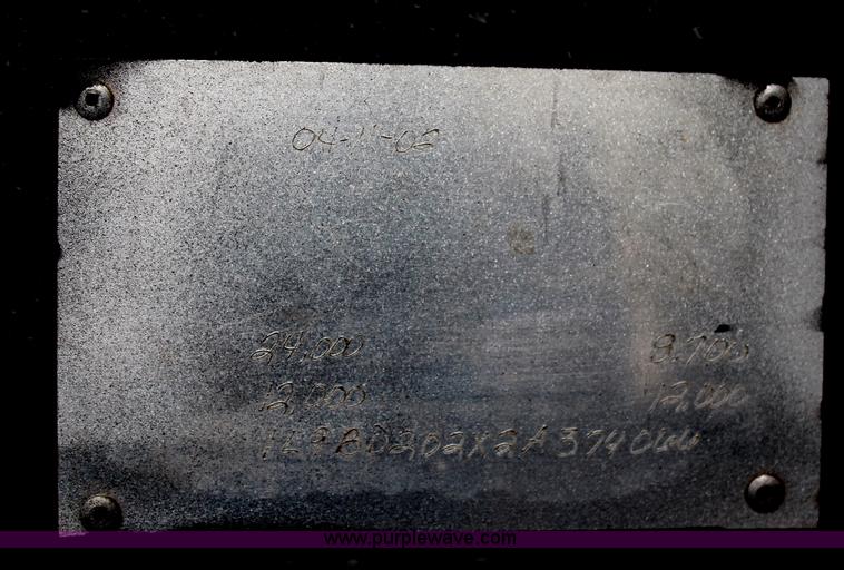 image for item H6002 2002 L&L gooseneck dump bed trailer