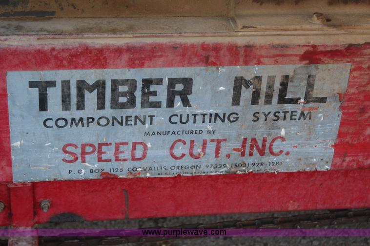 image for item H6236 Timber Mill component cutting system