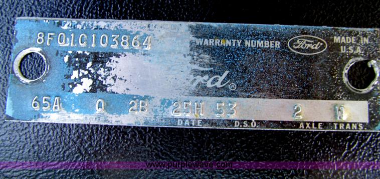 image for item I7071 1968 Ford Mustang