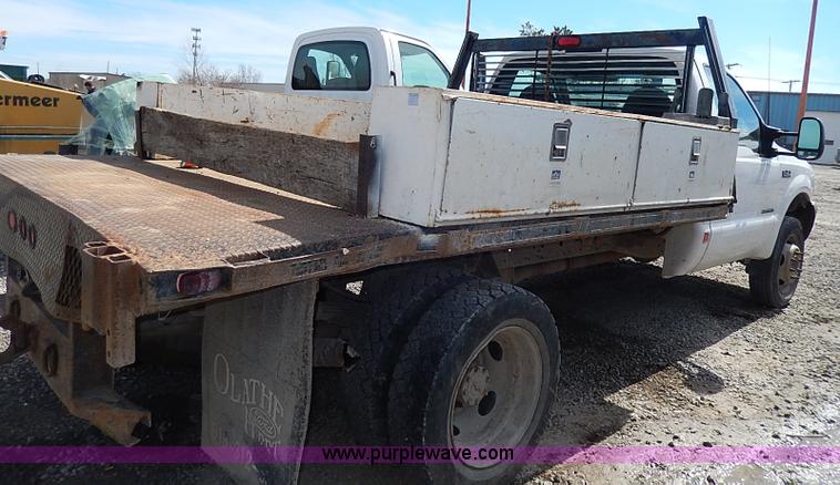 image for item I9294 2000 Ford F450 Super Duty XL flatbed truck