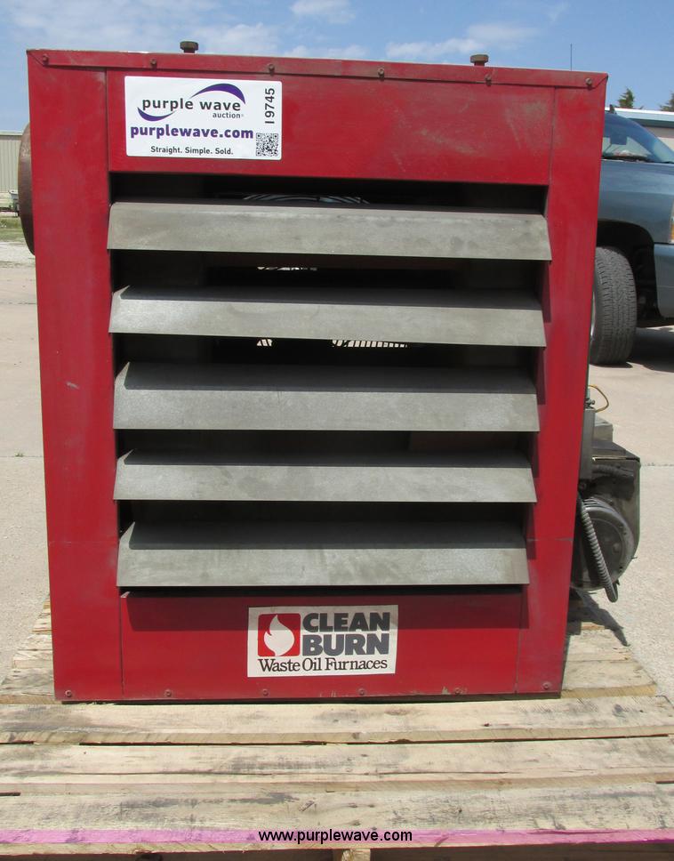image for item I9745 Clean Burn, Inc. CB86AH oil fired unit heater