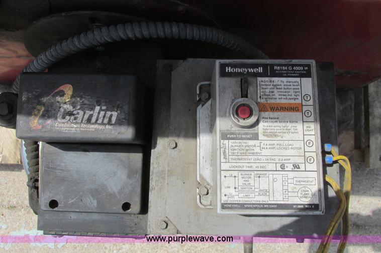 image for item I9745 Clean Burn, Inc. CB86AH oil fired unit heater