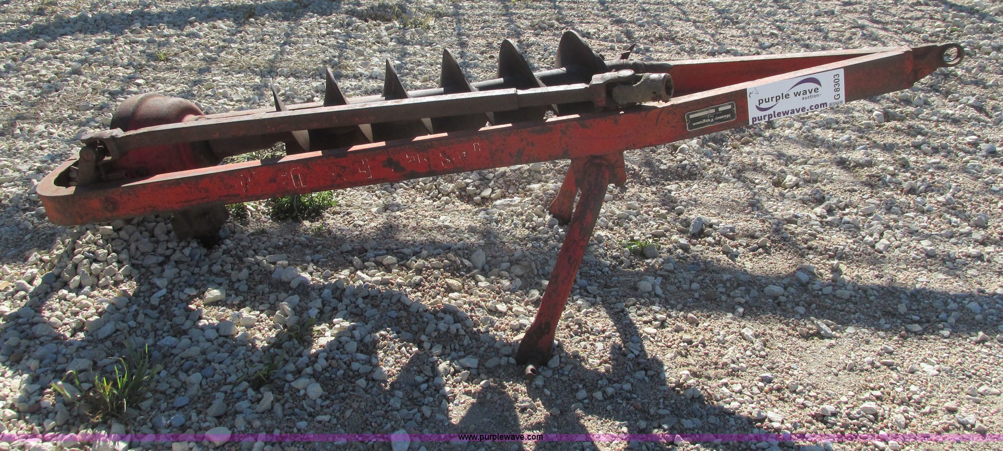 MasseyFerguson post hole digger in Halstead, KS Item G8303 sold