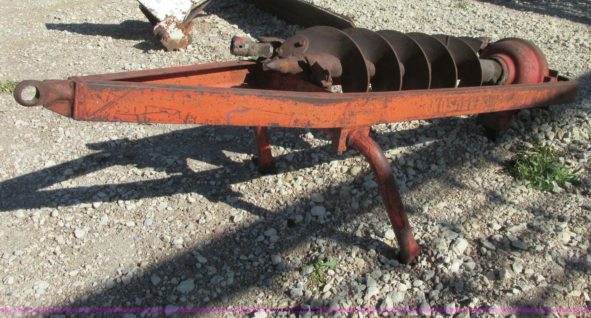 MasseyFerguson post hole digger in Halstead, KS Item G8303 sold Purple Wave