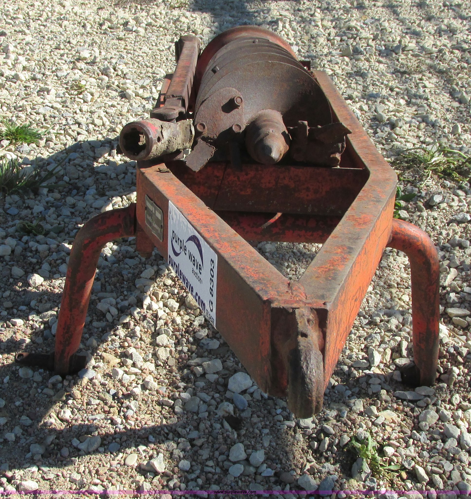 MasseyFerguson post hole digger in Halstead, KS Item G8303 sold Purple Wave