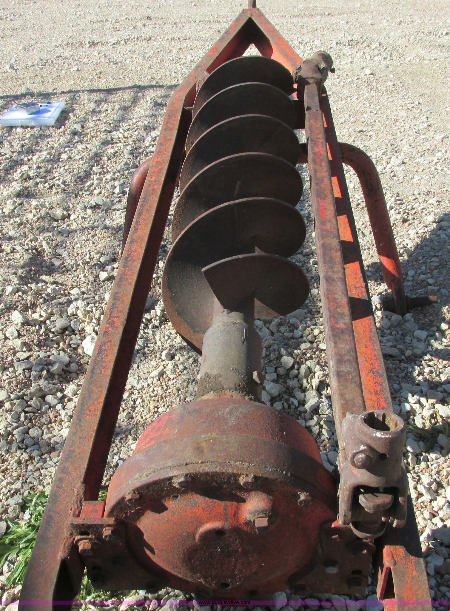 MasseyFerguson post hole digger in Halstead, KS Item G8303 sold Purple Wave