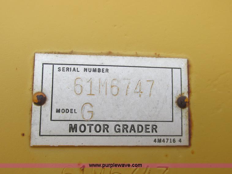 image for item A8660 1979 Caterpillar 12G motor grader