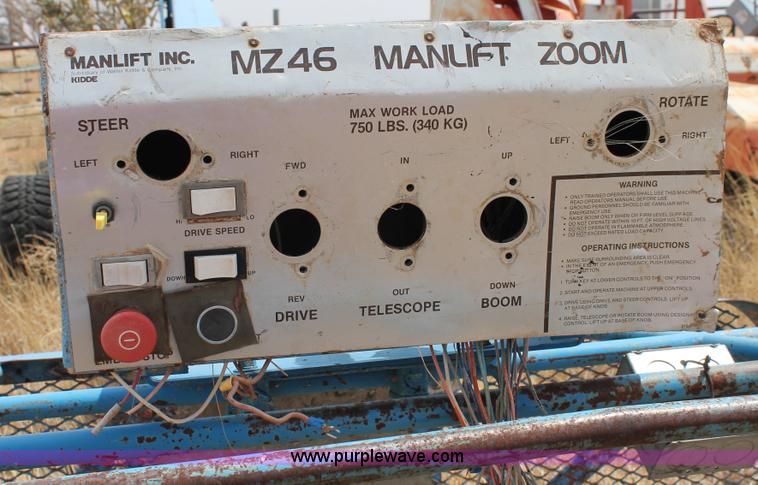 image for item C3805 Manlift MZ46 boom lift