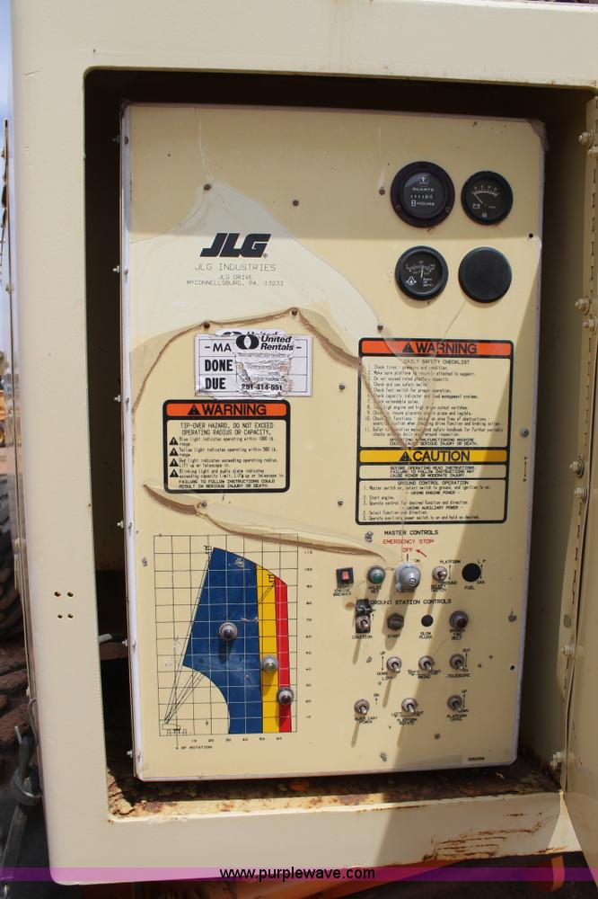 image for item C3808 1996 JLG 110HX boom lift