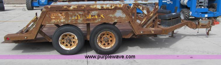 image for item E4687 2003 Bil-jax tandem axle tilt deck equipment trailer