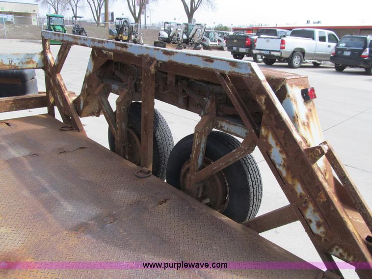 image for item E4687 2003 Bil-jax tandem axle tilt deck equipment trailer