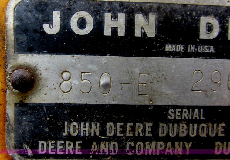 image for item E5436 John Deere 850E dozer