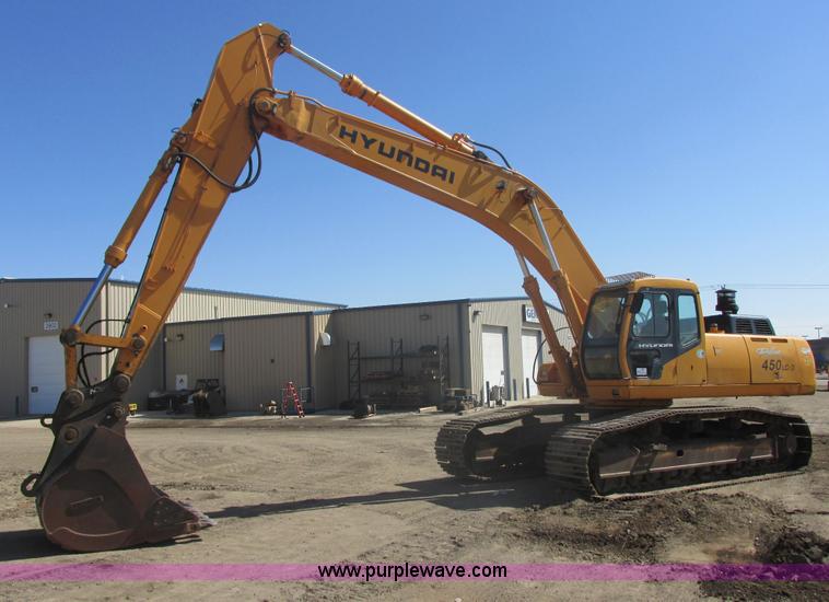 image for item E5453 2003 Hyundai Robex 450LC-3 excavator