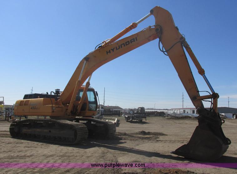 image for item E5453 2003 Hyundai Robex 450LC-3 excavator