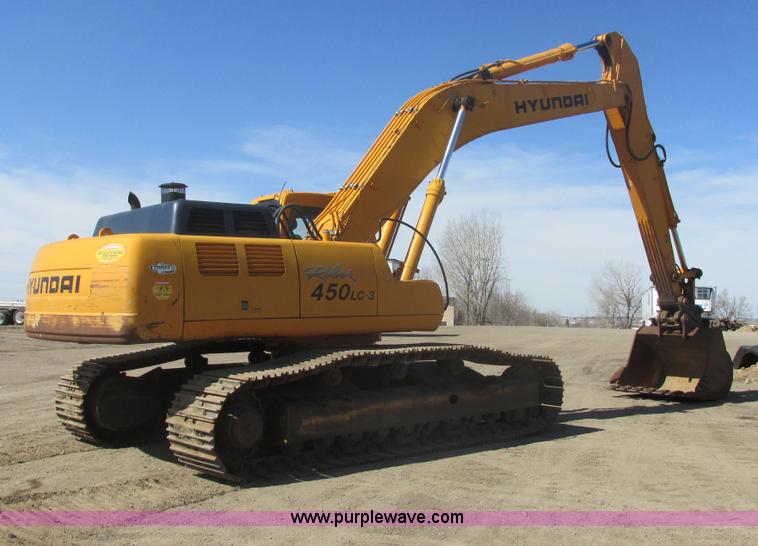 image for item E5453 2003 Hyundai Robex 450LC-3 excavator