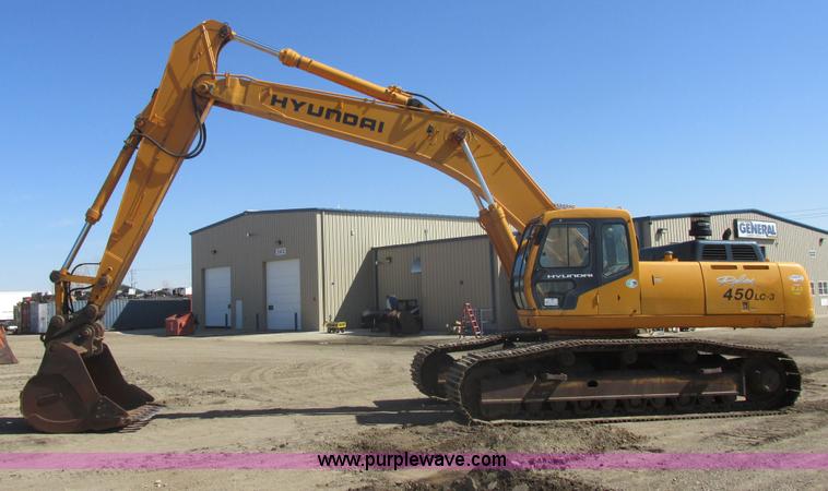 image for item E5453 2003 Hyundai Robex 450LC-3 excavator
