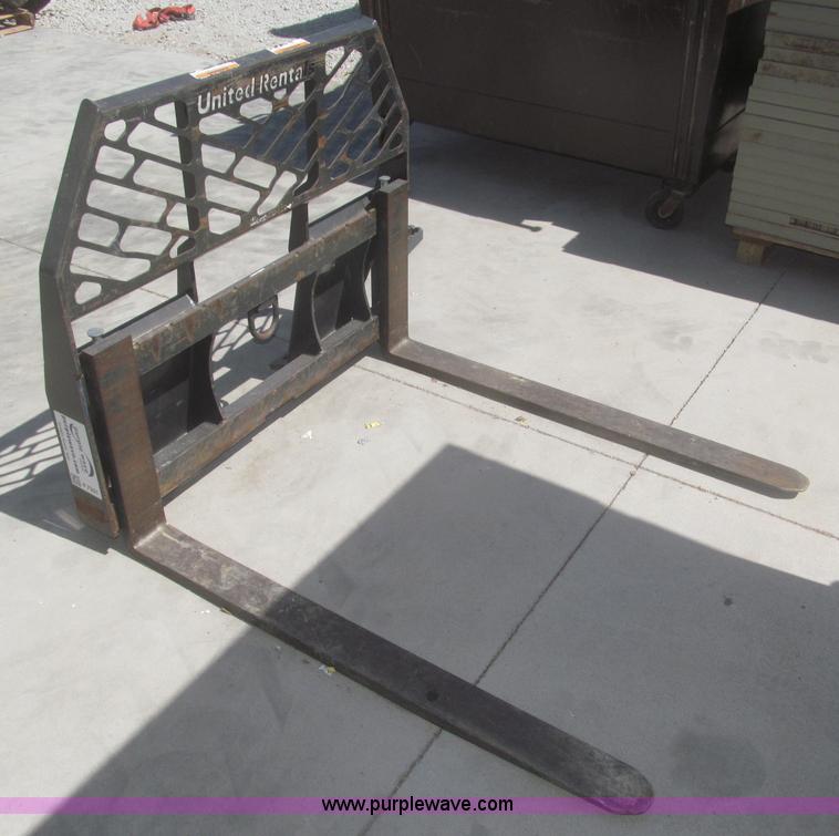 image for item F7351 Skid steer fork attachment