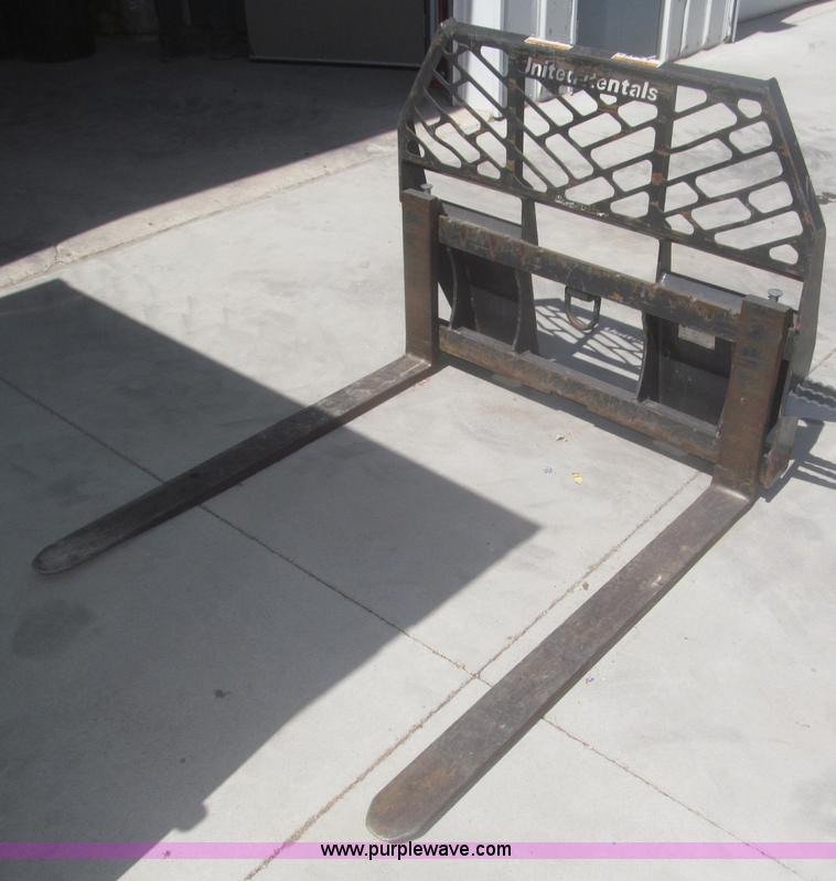 image for item F7351 Skid steer fork attachment