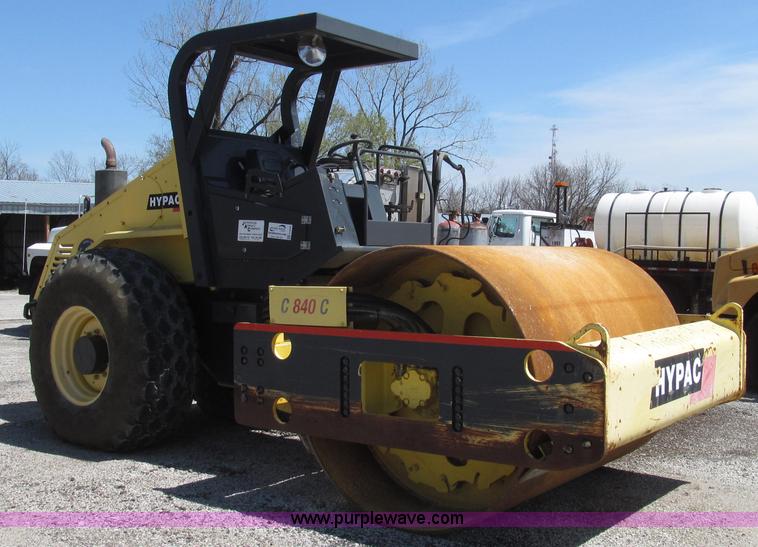 image for item G2349 2005 Hypac C-840-C vibratory articulated single drum roller