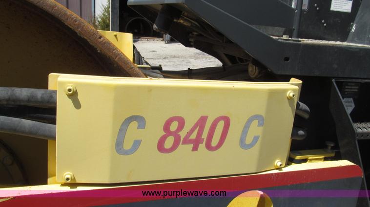 image for item G2349 2005 Hypac C-840-C vibratory articulated single drum roller