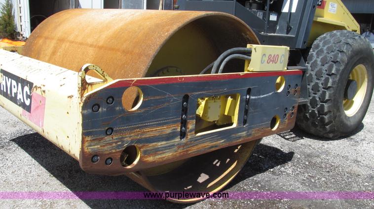 image for item G2349 2005 Hypac C-840-C vibratory articulated single drum roller