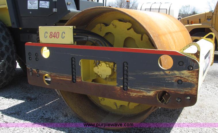 image for item G2349 2005 Hypac C-840-C vibratory articulated single drum roller
