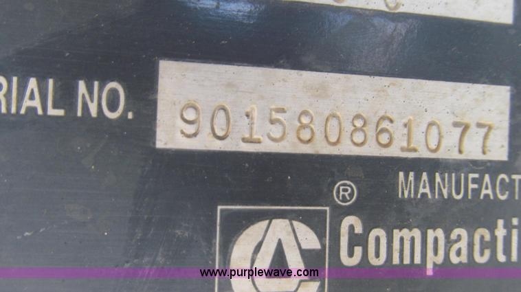 image for item G2349 2005 Hypac C-840-C vibratory articulated single drum roller