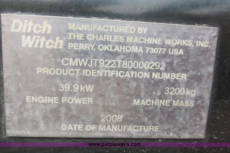 image for item G8349 2008 Ditch Witch JT922 directional drill