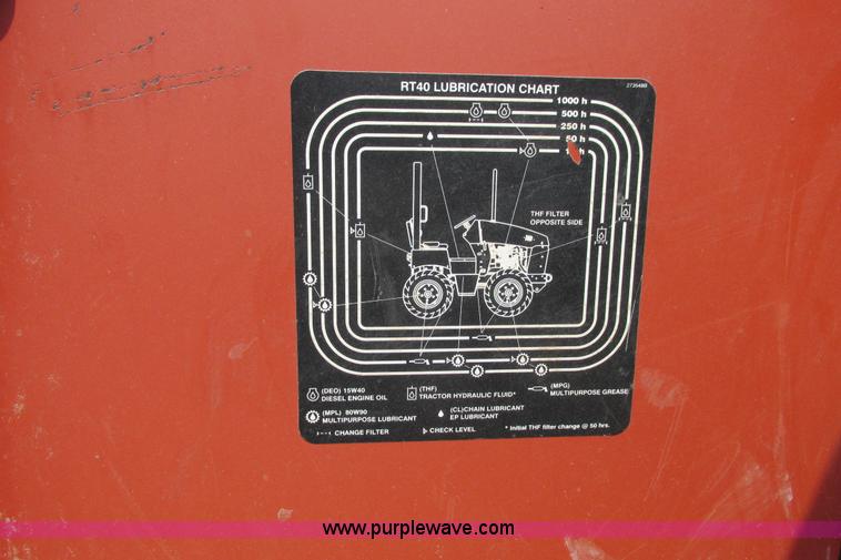 image for item G8351 2007 Ditch Witch RT40 trencher