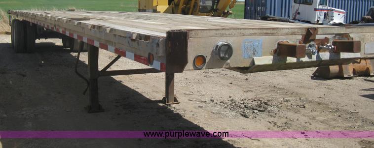 image for item G8409 1995 Viking V-F-96-48 flatbed trailer