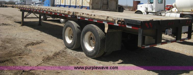 image for item G8409 1995 Viking V-F-96-48 flatbed trailer