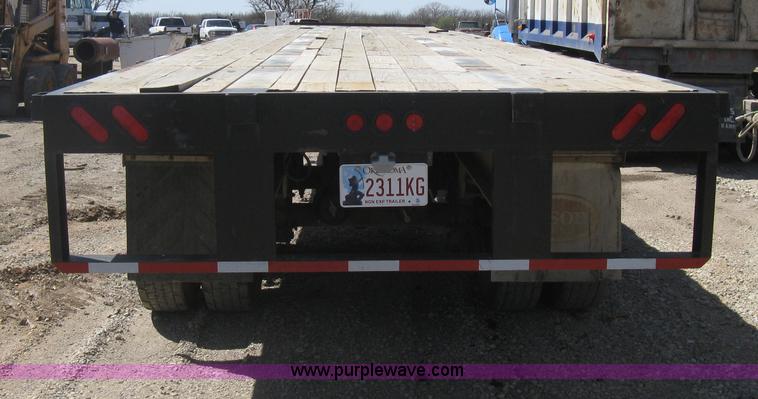 image for item G8409 1995 Viking V-F-96-48 flatbed trailer